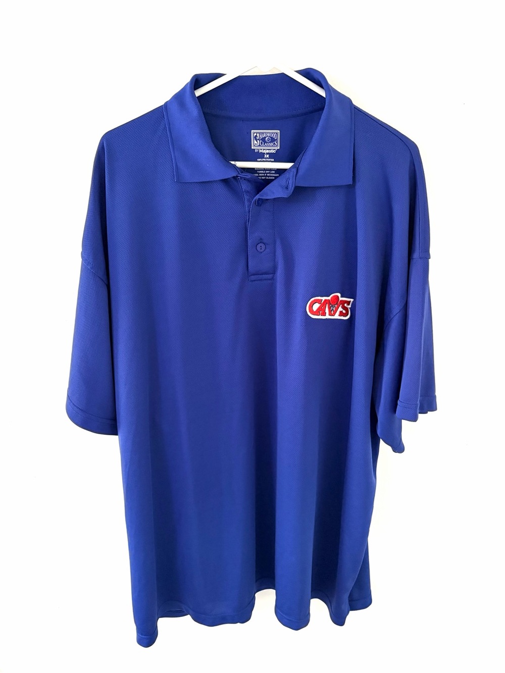 Majestic NBA Hardwood Classics Vintage Cleveland Cavaliers Polo, Size: 3XL